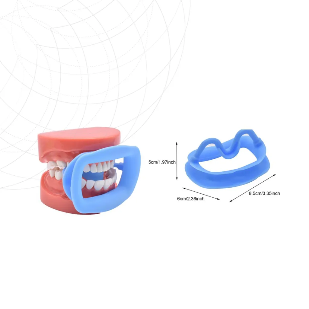دهان بازکن چهارطرفه با زبان  نگهدارنده سیلیکونی ابعاد پارس اکسیر.webp